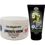 Northcity Çörek Otu Kremi Xlwhite Büyük 200 Ml Krem + Ibn-I Sina Çörek Otu Kremi 50 Ml / Sırt Bel Iskelet Diz Dirsek Kas Agrilarina Masaj Seti