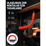 Northcity Dmax 12 Parça Esnek Şaftlı Matkap Bits Uç Seti - Vida Montaj ve Tamir Aracı - Ahşap