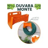 Northcity Duvara Monte Askili Hortum ve Kablo Askisi - 50KG Kapasiteli Organizasyon Sistemi - 22.8 x 13.2 x 16.4 cm