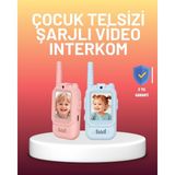 Northcity Ekranlı Walkie Talkie - Ses ve Görüntü Destekli Video Interkom Oyuncağı - Renk