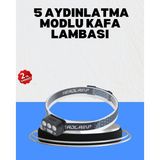 Northcity El Sensörlü LED Kafalık Lamba - Gece Koşusu ve Aktiviteler İçin 300 Lümen Güvenli Aydınlatma