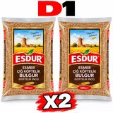 Northcity Esdur Çiğ Köftelik Esmer Bulgur 1Kğ (2 Adet)