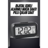 Northcity Gece Dijital Masa Saati Led Ekranlı Alarmlı Çalar Saat - Pil Güçlü ve Modern Tasarım