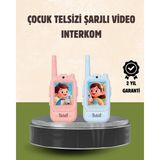 Northcity Görüntülü Walkie Talkie Çocuklar Için Video Interkomlu Oyuncak - 3 Yaş ve Üzeri Video Konuşan Telsiz - Mavi