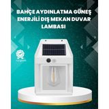 Northcity Güneş Enerjili Bahçe ve Balkon Lambası - Çok Modlu Aydınlatma ve Enerji Tasarrufu