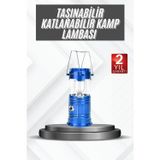 Northcity Güneş Enerjili LED Kamp Lambası – Şarjlı Powerbank ve Kızak Sistemi ile Uzun Ömürlü Aydınlatma
