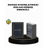 Northcity Güneş Enerjili Solar Aplik Dış Mekan Işığı - Kablo Tüketmeyen, Otomatik Açılıp Kapanan