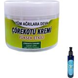Northcity Hintohu Çörek Otu Kremi + 100 ml / Rekza Çilekli Vücut Masaj Bakım Yağı 125 ml - Ahşap Rengi