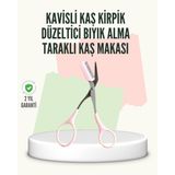 Northcity İnce Uçlu Çok Amaçlı Kaş Makası - Kaş ve Kirpik Şekillendirme
