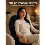 Northcity Isıtmalı Tam Vücut Masaj Minderi - Ofis ve Ev Sandalyeleri İçin Ergonomik Çözüm