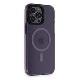 Northcity Joko Apple İphone 14 Pro Uyumlu Kılıf Tigra Magsafe Kapak - Derin Mor
