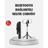 Northcity Kablosuz Bluetooth Selfie Çubuğu – 360° Dönebilir, Taşınabilir ve Şık Tasarım
