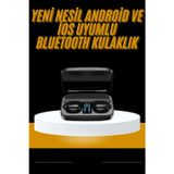 Northcity Kablosuz Dijital Göstergeli TWS 5.0 Bluetooth Kulaklık - Uzun Pil Ömrü ve Düşük Gecikmeli Ses