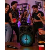 Northcity Kablosuz Karaoke Hoparlör - 6.5" RGB Işıklı Bluetooth Speaker ve Mikrofonlu Taşınabilir Ses Sistemi