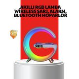 Northcity Kablosuz Şarjlı Atmosfer Lambası: Bluetooth Hoparlör, Akıllı Alarm ve Çok Fonksiyonlu Dekoratif Işık Kaynağı