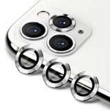 Northcity Kamera Lens Koruyucu Seti iPhone 11 Pro/Pro Max - Metal Çerçeveli 3’lü Siyah Gümüş Kırmızı Mavi