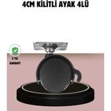 Northcity Kilitli 4 cm Tekerlek Ayak 4’lü Set - Mobilya Zemin Koruyucu ve Sabitleme Çözümü - 4'lü Set