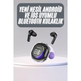 Northcity Kulak Içi Bluetooth Kulaklık Anc Enc Şarj Göstergeli - Kablosuz Extra Bass - Beyaz