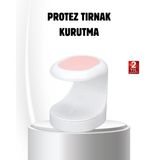 Northcity LED Mini Oje Kurutucu Taşınabilir Hızlı Kuruma Cihazı 3 LED Işıklı - Ev ve Seyahat İçin Pratik Çözüm