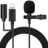 Northcity Lightning + 3.5 mm Jack Yaka Mikrofonu - iPhone için Profesyonel YouTuber Mikrofonu
