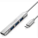 Northcity Metal USB Hub - Type-C To 3xusb 2.0 1xusb 3.0 Yüksek Hızlı Genişletici - Standart