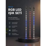 Northcity Meteor Efektli RGB LED Işık Seti - İç ve Dış Mekan İçin Şık Aydınlatma