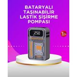 Northcity Mini Boy Elektrikli Şarjlı Yüksek Basınçlı Lastik Şişirme Pompası - 150 Psı Kablosuz Hava Pompası - Mini Boy Elektrikli Şarjlı Lastik Şişirme Pompası