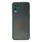 Northcity Oppo A54 4G Uyumlu Kılıf Montreal Silikon Kapak - Yeşil