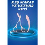 Northcity Profesyonel Taraklı Kaş Usturası ve Kaş Makası Bıyık Alma Seti