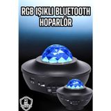 Northcity Projektör Yıldız Gece Lambası Disko Topu Bluetooth Bağlantılı Taşınabilir Şarjlı - Parti Işıkları ve Hoparlör