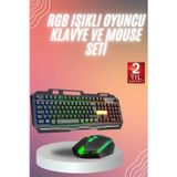 Northcity RGB Işıklı Gaming Klavye ve Mouse Seti - Mekanik His, Ergonomik Tasarım ve Hediyelik Paket