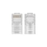 Northcity S-Lınk SL-COB20P Yeni Nesil RJ45 Jac Utp Konnektör 100'LÜ Paket - Lüks Şeffaf - 100lü Paket