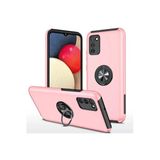 Northcity Samsung Galaxy A02s Uyumlu Kılıf Elit Yüzüklü Kapak - Pembe