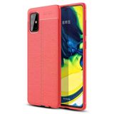 Northcity Samsung Galaxy A71 Uyumlu Kılıf Auto Focus Kapak - Kırmızı