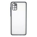 Northcity Samsung Galaxy A71 Uyumlu Kılıf Montreal Silikon Kapak - Gri