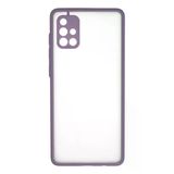 Northcity Samsung Galaxy A71 Uyumlu Kılıf Montreal Silikon Kapak - Mor