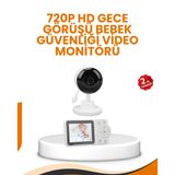 Northcity Sesli Görüntülü 2.8 İnç Bebek Monitörü - Güvenli İzleme ve Alarm Sistemi