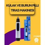 Northcity Seyahat Dostu Hafif Kulak ve Burun Düzeltici - Kablosuz Pilli Tıraş Makinesi