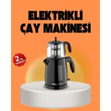 Northcity Sinbo STM 5840 Elektrikli Çay Makinesi 1800 Watt 17 Litre Cam Demlik - Şık ve Güçlü