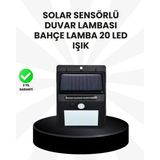 Northcity Solar Aydınlatma - Su Geçirmez IP65 Hareket Sensörlü 20 LED Bahçe Lambası