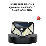 Northcity Solar Bahçe Lambası 100 LED Hareket Sensörlü Güneş Enerjili Aydınlatma