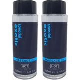 Northcity Special Exotic Massage Oil 400ML Aromalı Masaj Yağı x 2 Adet - Ahşap Rengi