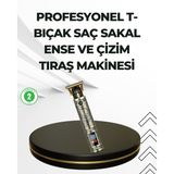 Northcity Su Geçirmez Saç ve Sakal Tıraş Makinesi - 0.1mm Hassas Kesim, Islak/kuru Kullanım