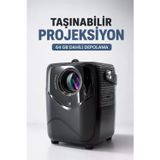 Northcity Taşınabilir Projeksiyon 64 GB - Taşınabilir Ev Sinema Deneyimi