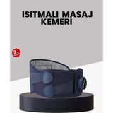 Northcity Titreşimli Isıtmalı Bel Kemer Masaj Aleti - Sırt ve Bel Ağrılarına Çözüm - 000-Siyah