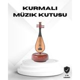 Northcity Ud Figürlü Müzik Kutusu: Zarif Melodili Ahşap Dekoratif Model
