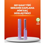 Northcity USB Şarjlı Kablosuz Saç Düzleştirici – Seyahat ve Günlük Kullanım, Ayarlanabilir Sıcaklık