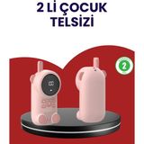 Northcity Uzun Menzilli Bebek Telsizi - Vox Modlu LCD Ekranlı Izleme Cihazı (1-3 Km Menzil ve 2 Yönlü Sesli Iletişim) - Yok