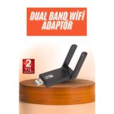 Northcity Wifi Alıcı Dual Band USB 3.0 Adaptör - Kablosuz Windows 7/8/10/11 Hızlı Bağlantı