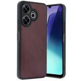 Northcity Xiaomi Redmi 13 4G Uyumlu Kılıf Aras Deri Kapak - Bordo